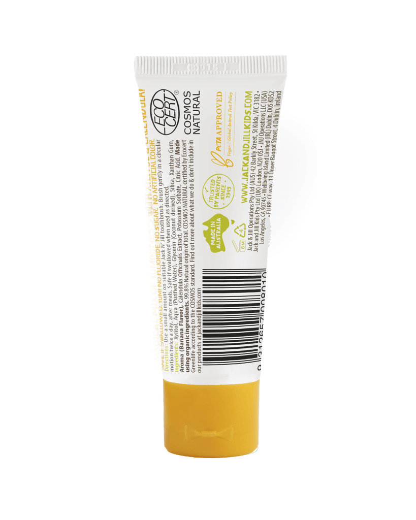 Jack N' Jill Natural Certified Toothpaste 50g - Banana