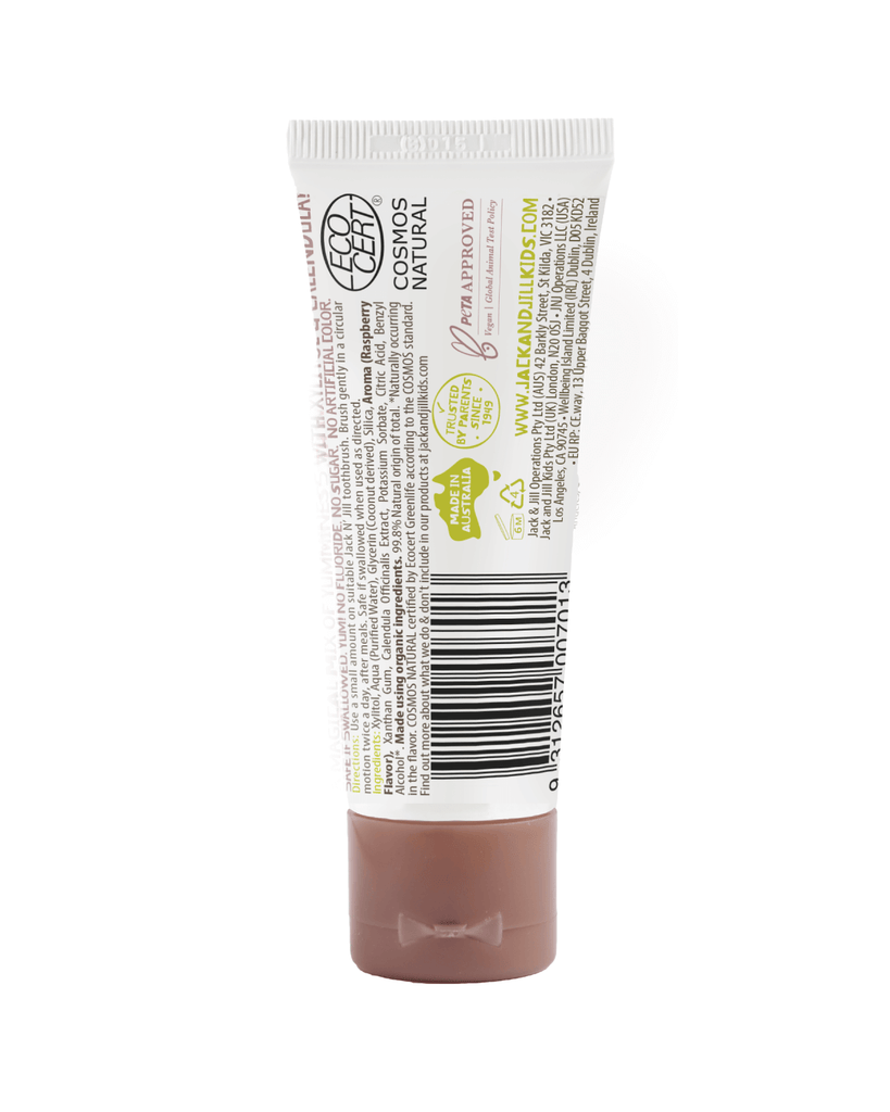 Jack N' Jill Natural Certified Toothpaste 50g - Raspberry