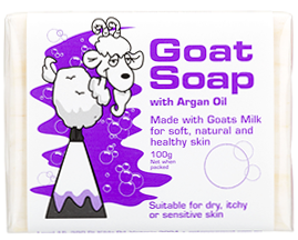 Goat Soap With Argan oil 100g