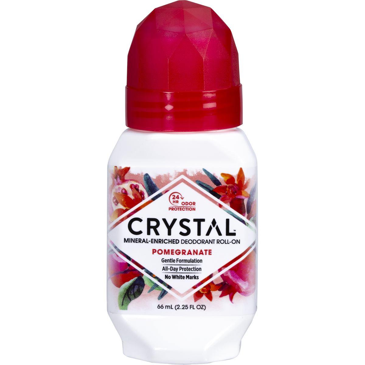 Crystal Roll-On Deodorant 66ml - Pomegranate