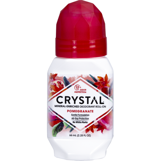 Crystal Roll-On Deodorant 66ml - Pomegranate