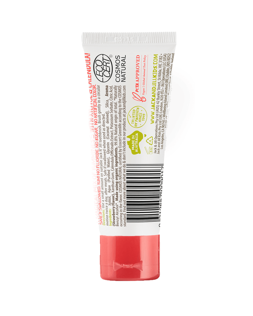 Jack N' Jill Natural Certified Toothpaste - Strawberry