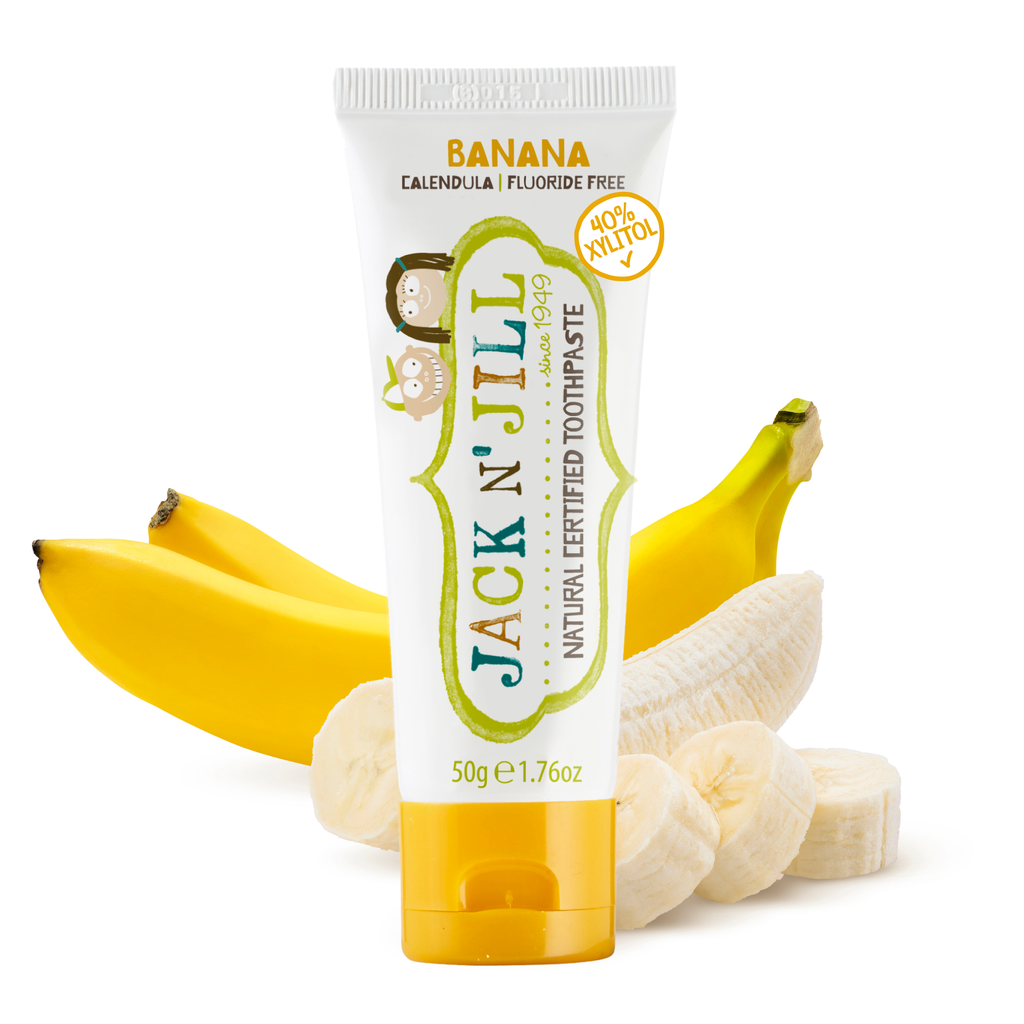 Jack N' Jill Natural Certified Toothpaste 50g - Banana