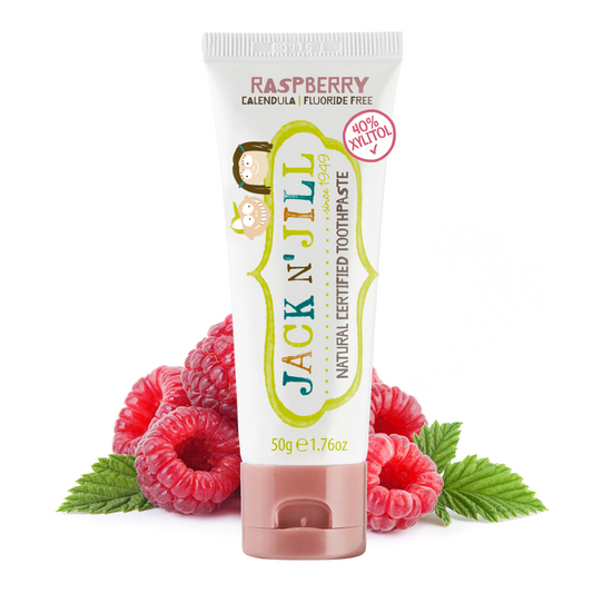 Jack N' Jill Natural Certified Toothpaste 50g - Raspberry