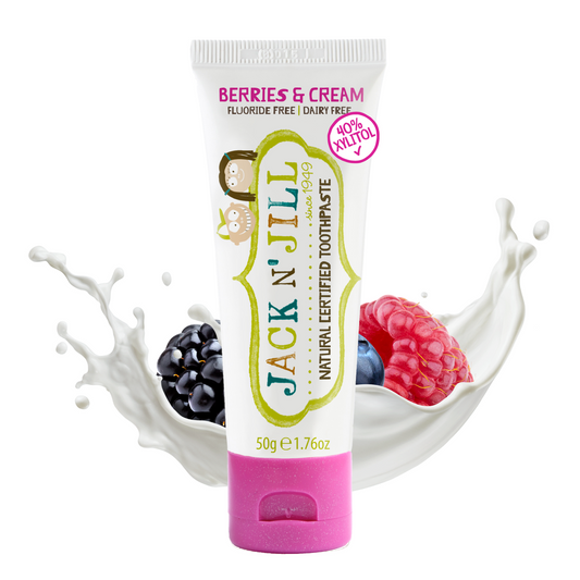 Jack N' Jill Natural Certified Toothpaste 50g - Berries n' Cream